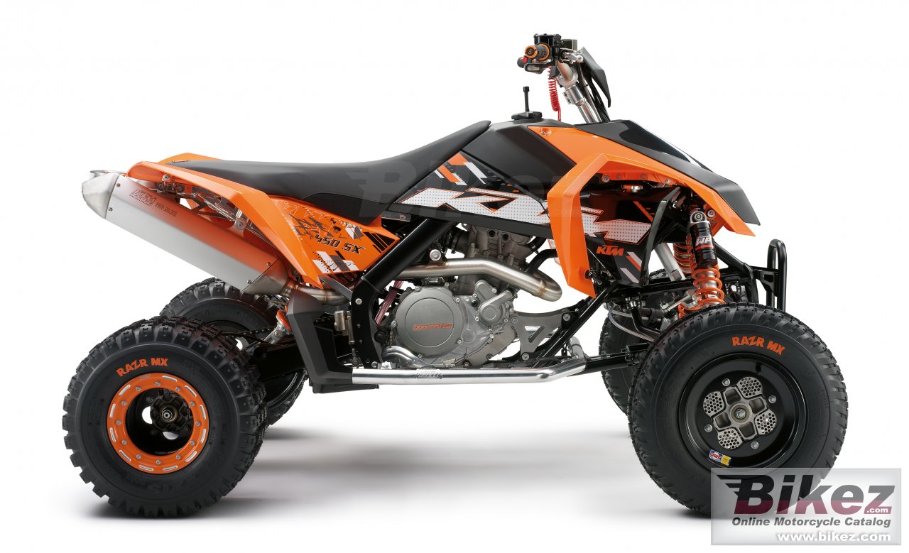 Big KTM 450 sx picture and wallpaper from Bikez.com